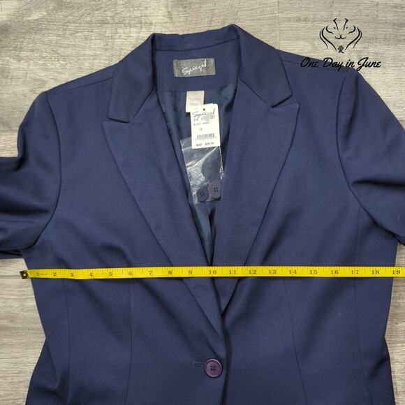 Spiegel One Button Blazer Size 10 - Picture 3 of 5
